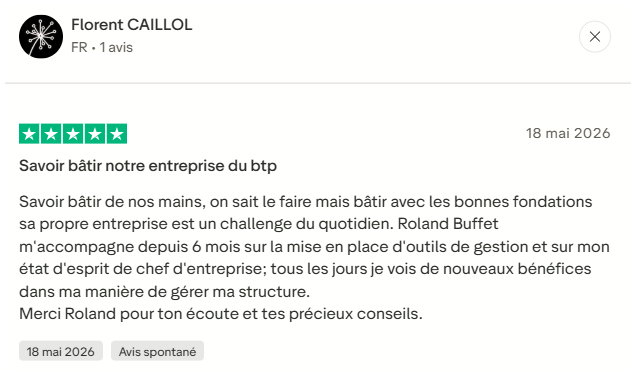 Avis client BTP PERFORMANCE