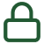 Closed padlock icon representing security or privacy.
