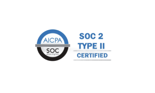 AICPA SOC 2 Type II Certified badge logo.