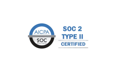AICPA SOC 2 Type II Certified badge logo.