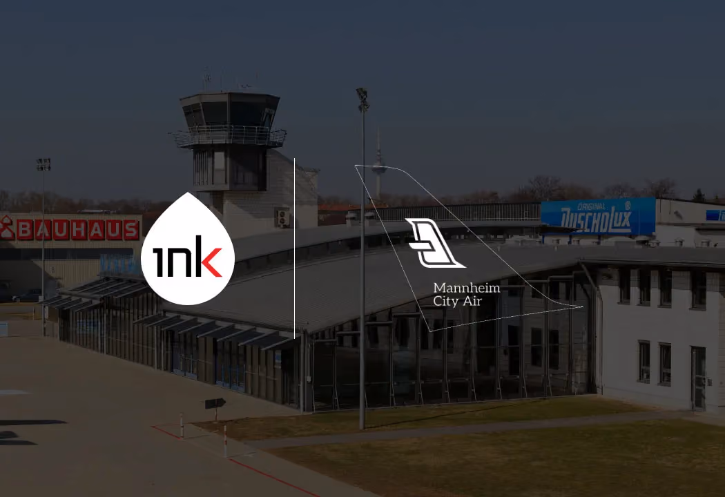 Ink supports Mannheim City Air across Europe's routes