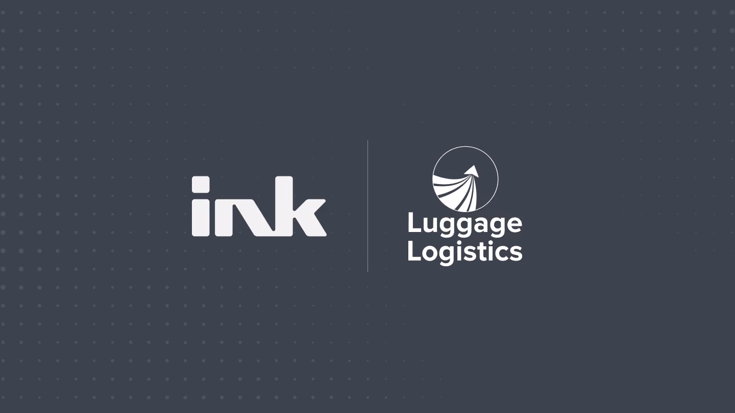 Ink Innovation and Luggage Logistics logos