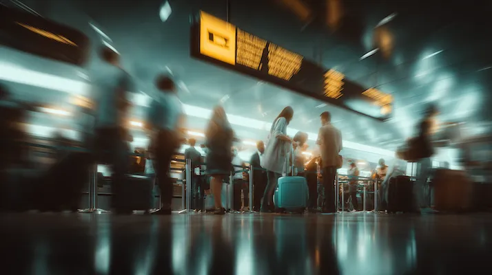Airport common-use check-in counters with fixed terminal hardware