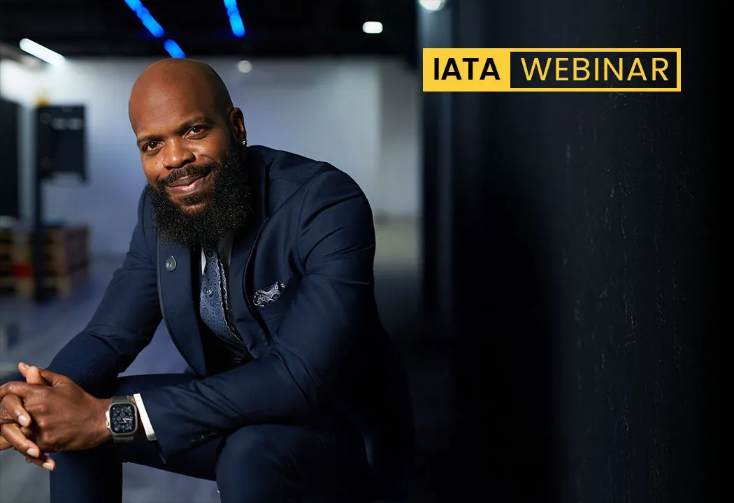 Shawn Richards presenting at the IATA Offers and Orders Transformation webinar, May 2025
