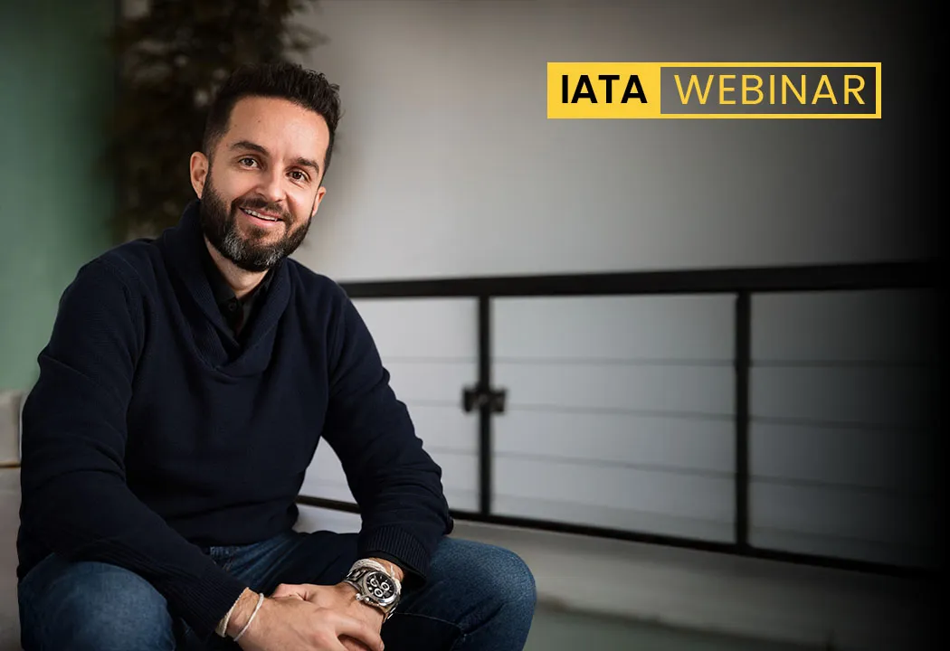 Victor Alzate presenting at the IATA webinar on airline modularity