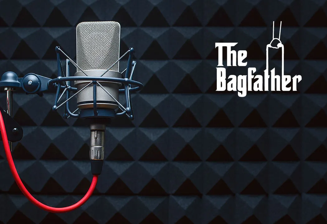 The Bagfather podcast cover featuring Shawn Richards and Jasper Quak of BAGTAG