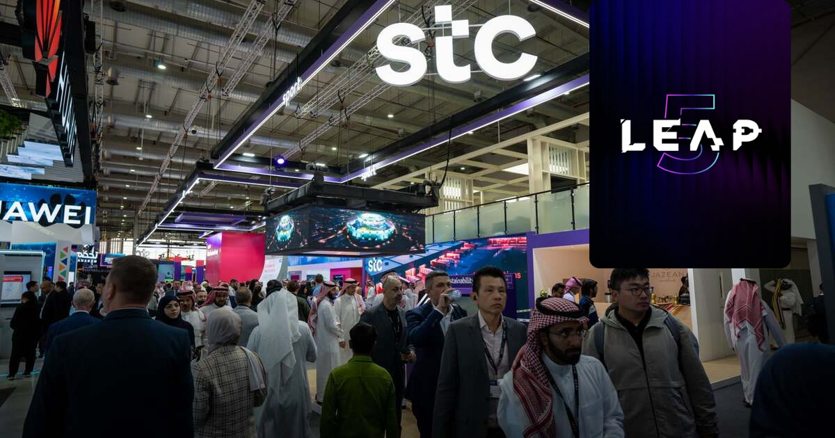 LEAP Tech conference 2026 in Saudi Arabia, STC stand image