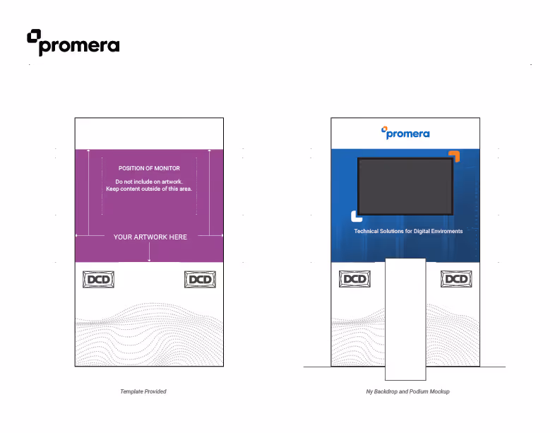 Promera event backdrop graphics