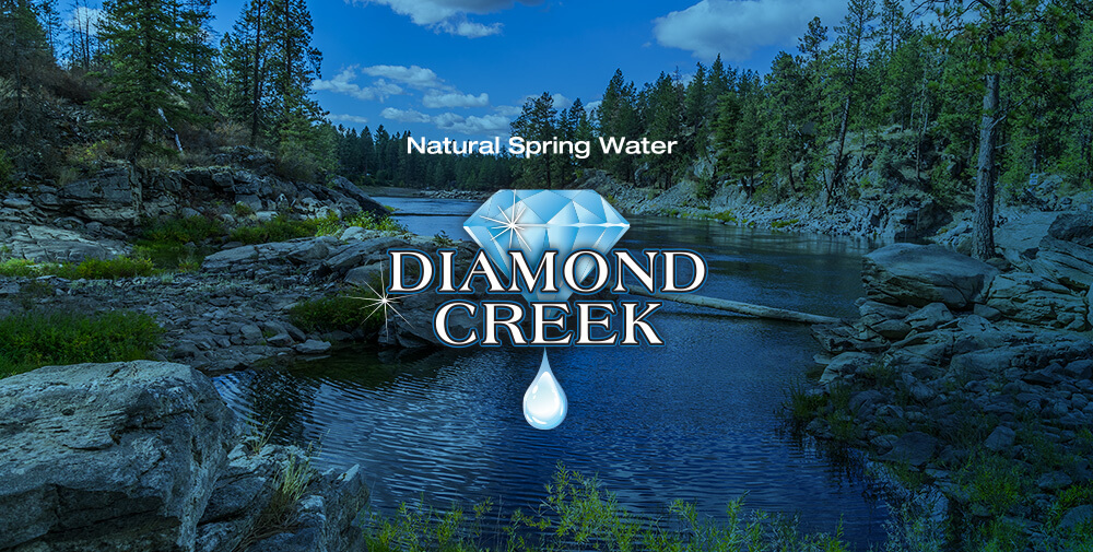 Diamond Creek Water brand header