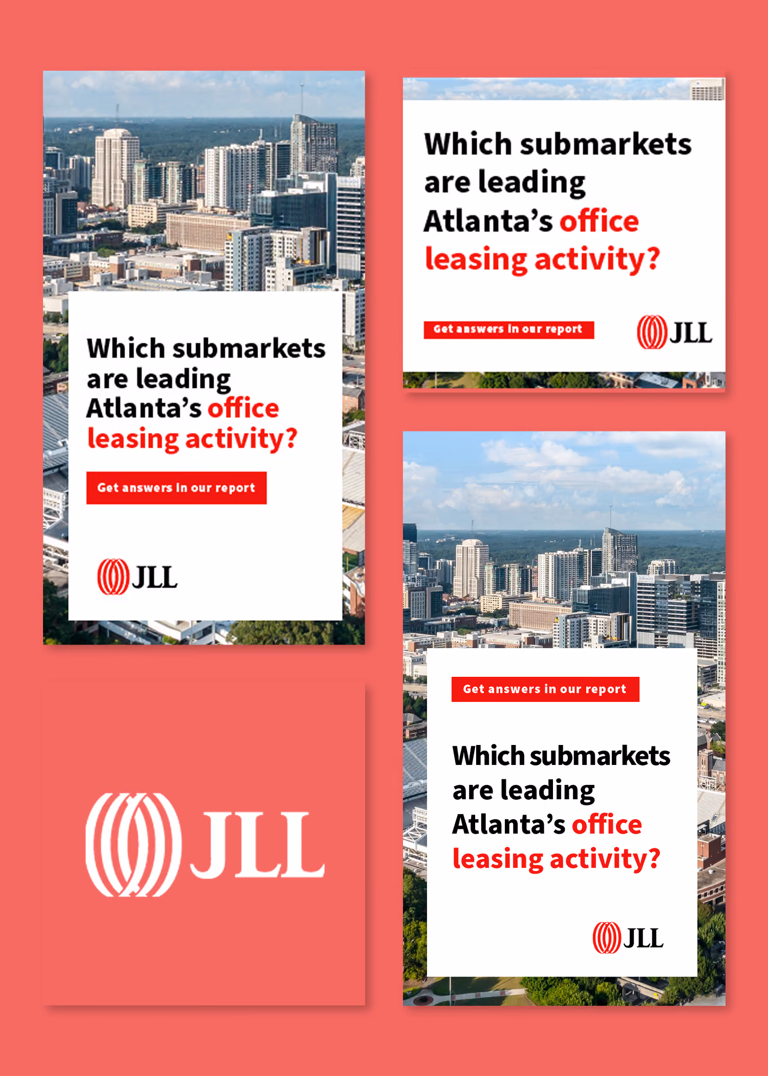 JLL commercial real estate leasing ad campaign