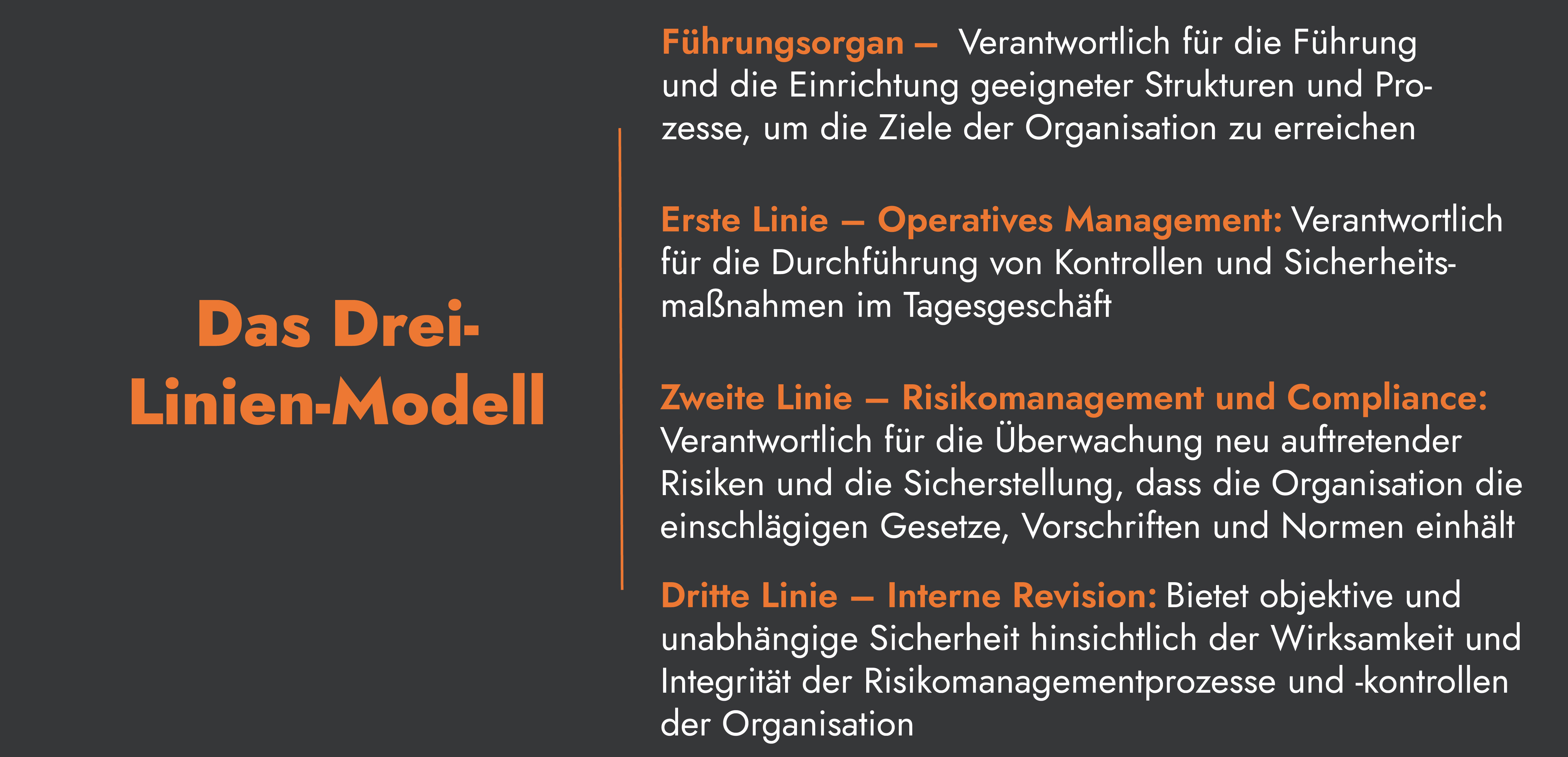 das drei-linien-modell