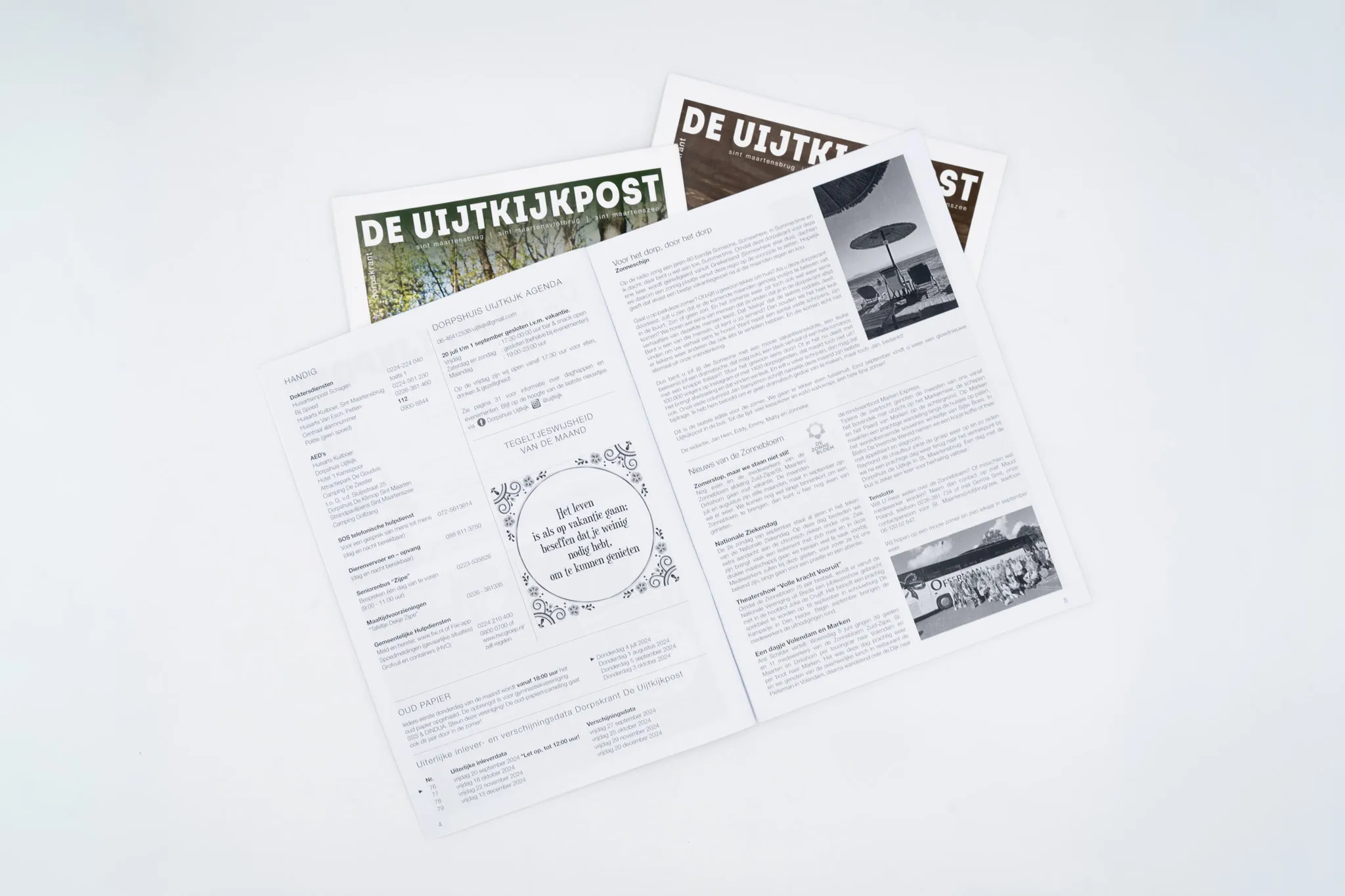 Foto van Dorpskrant De Uijtkijkpost. 