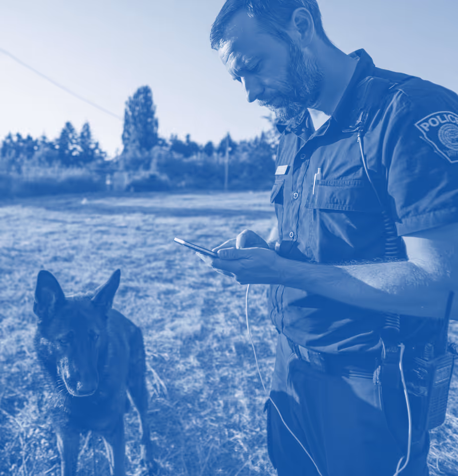 What K9 Handlers get with PACKTRACK