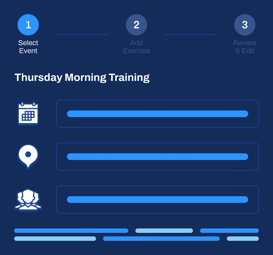 Log structured training in seconds from the field