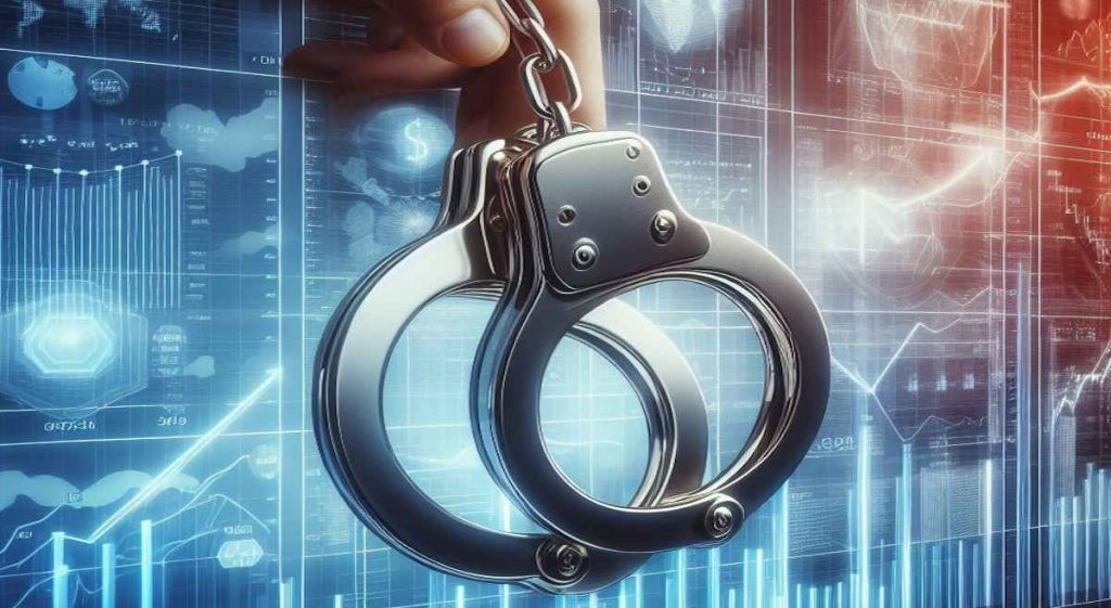 Handcuffs with demographic arrest data