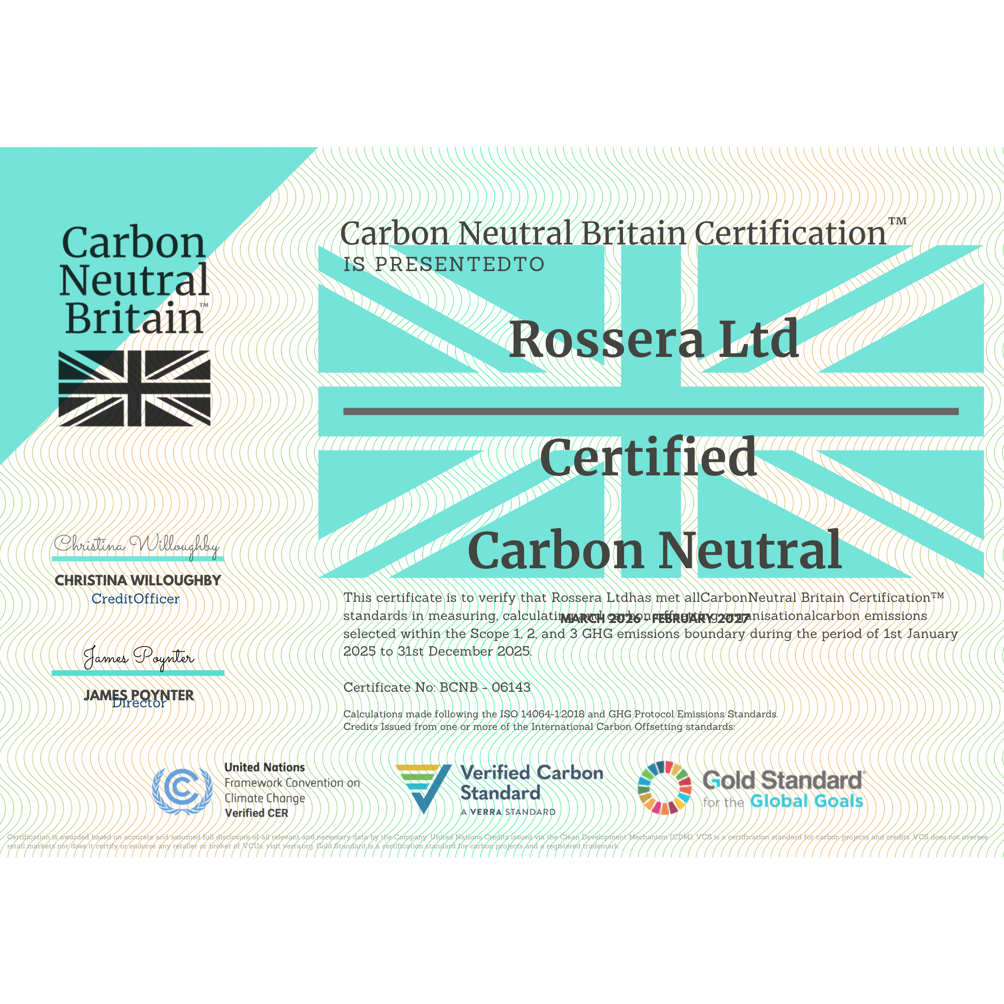 Carbon Neutral Organisation certification badge