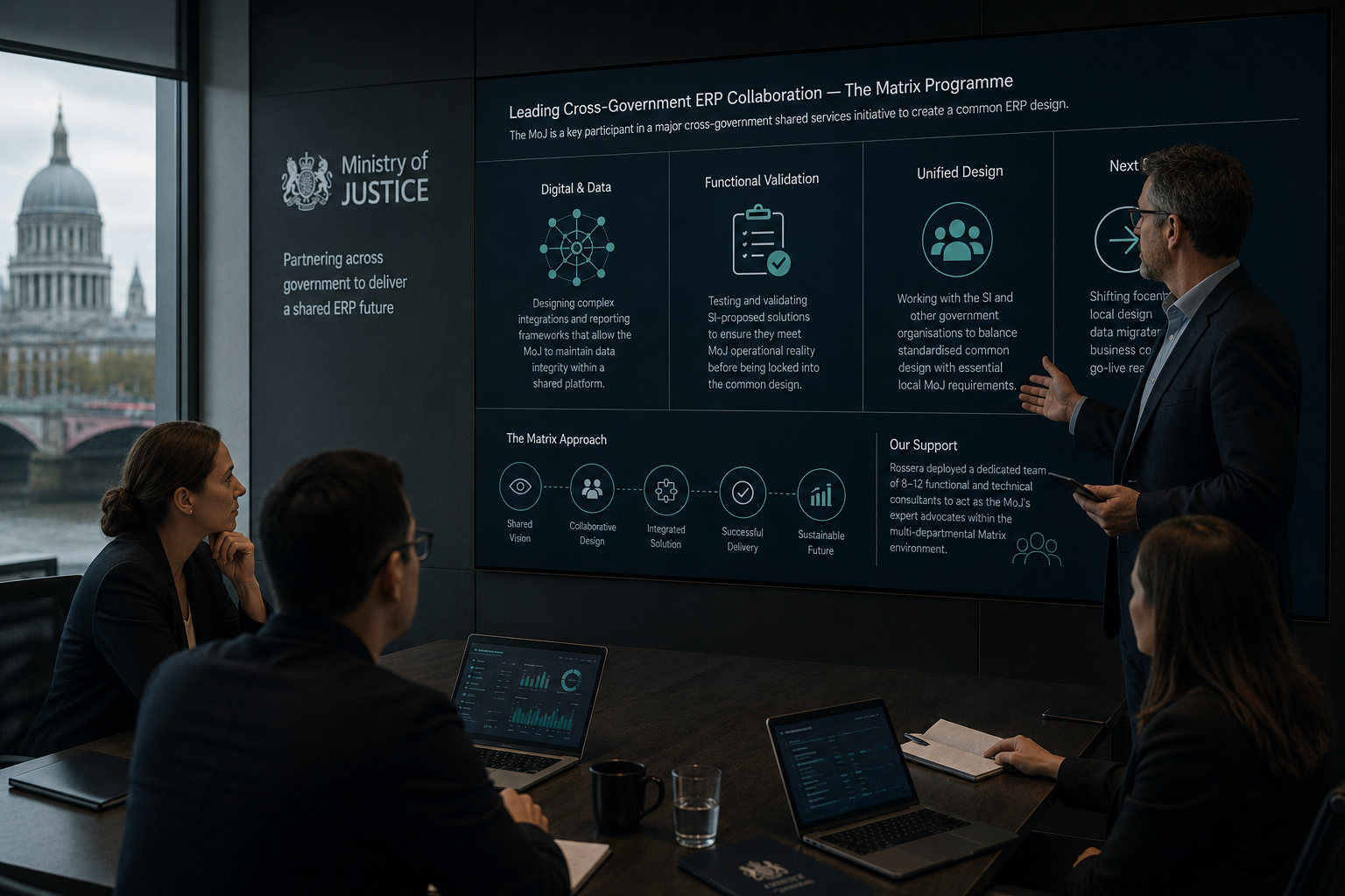 Ministry of Justice ERP collaboration