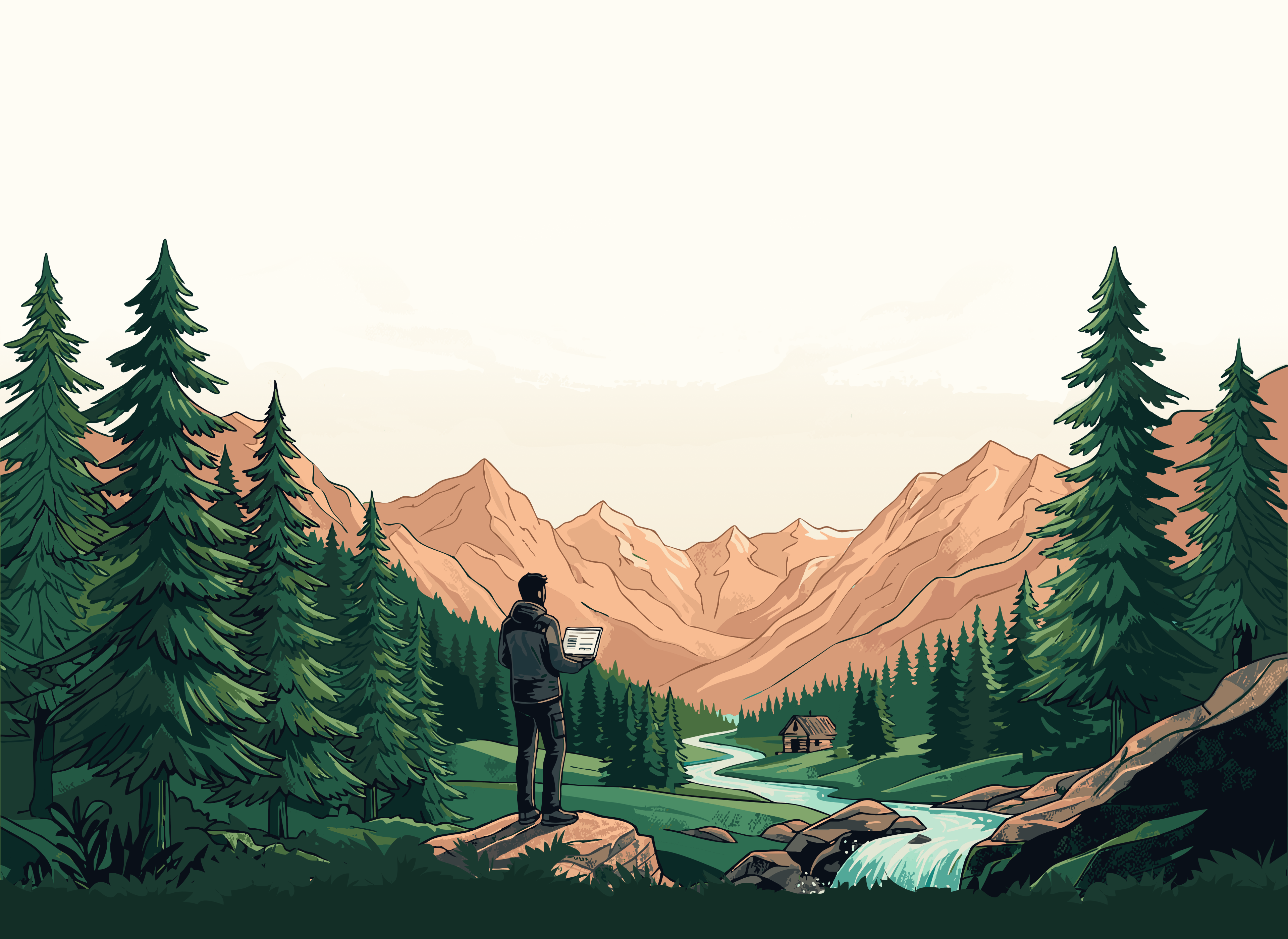Open Forest business operations illustration
