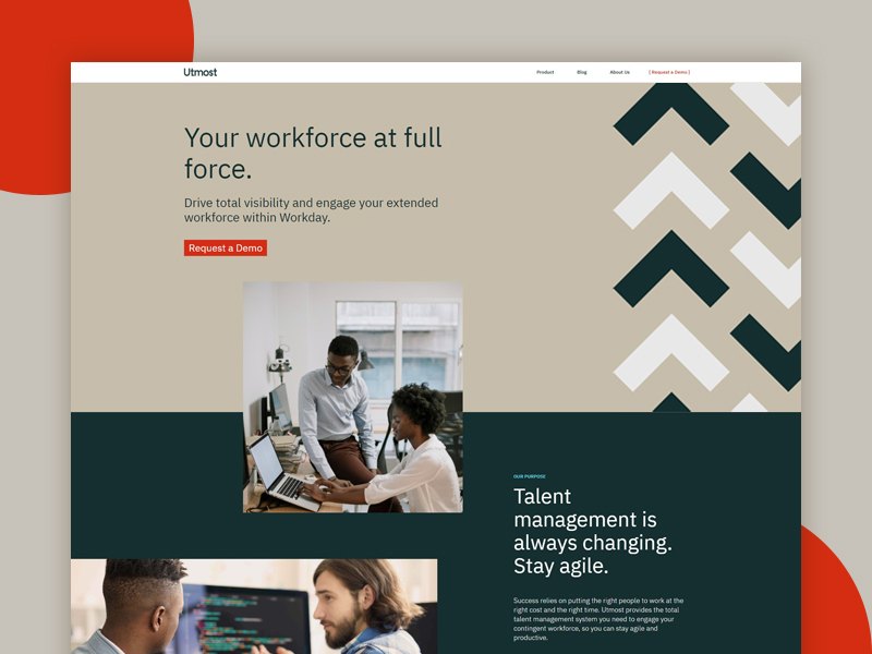 image of a creative workspace (for a social media and communication)