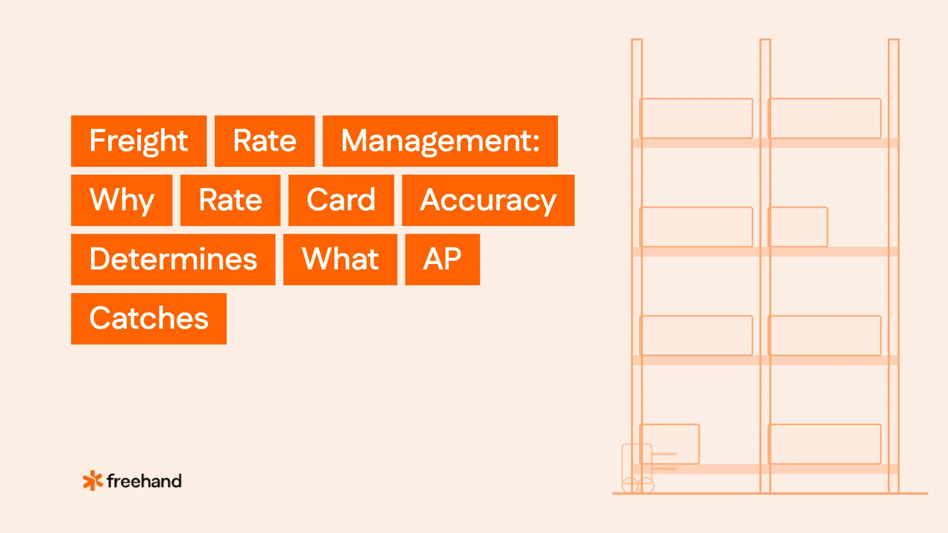 Freight Rate Management: Why Rate Card Accuracy Determines What AP Catches - Freehand