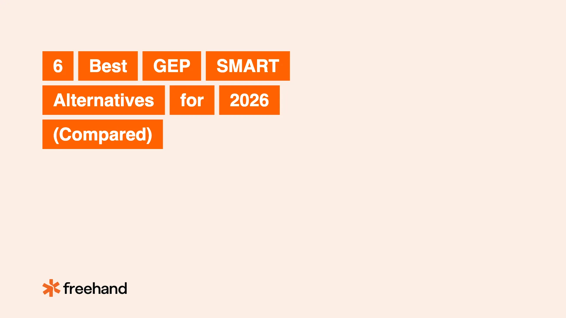 GEP SMART Alternatives - Freehand.ai