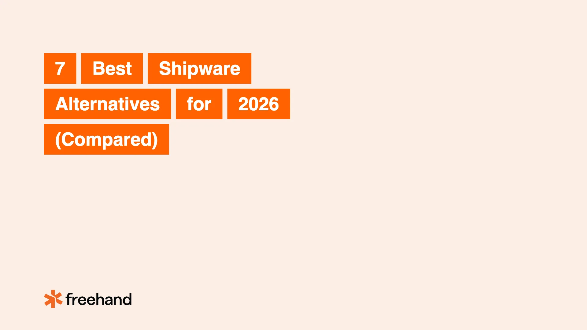 Shipware Alternatives - Freehand.ai