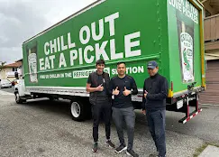 Urban Moving company truck and team photo in Los Angeles