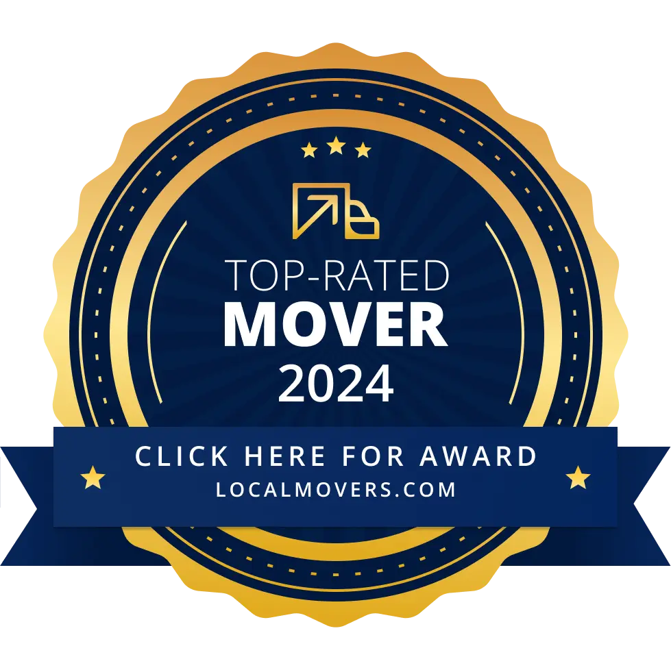Top rated moving company award Urban Moving Company