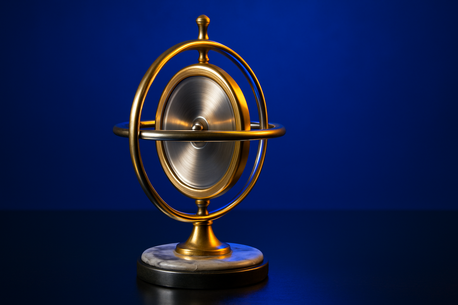 Brass gyroscope showing why you should never submit to VAC without knowing the votes first