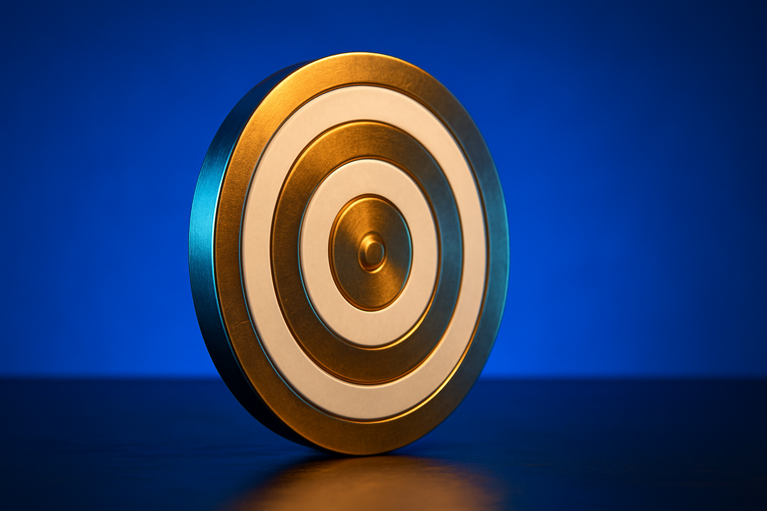 Concentric ring bullseye target showing the precision medicine bet that compounded the valuation