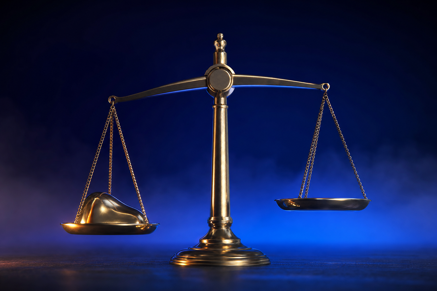 Precision brass balance scale showing earned weight differential in healthcare buyer reward.