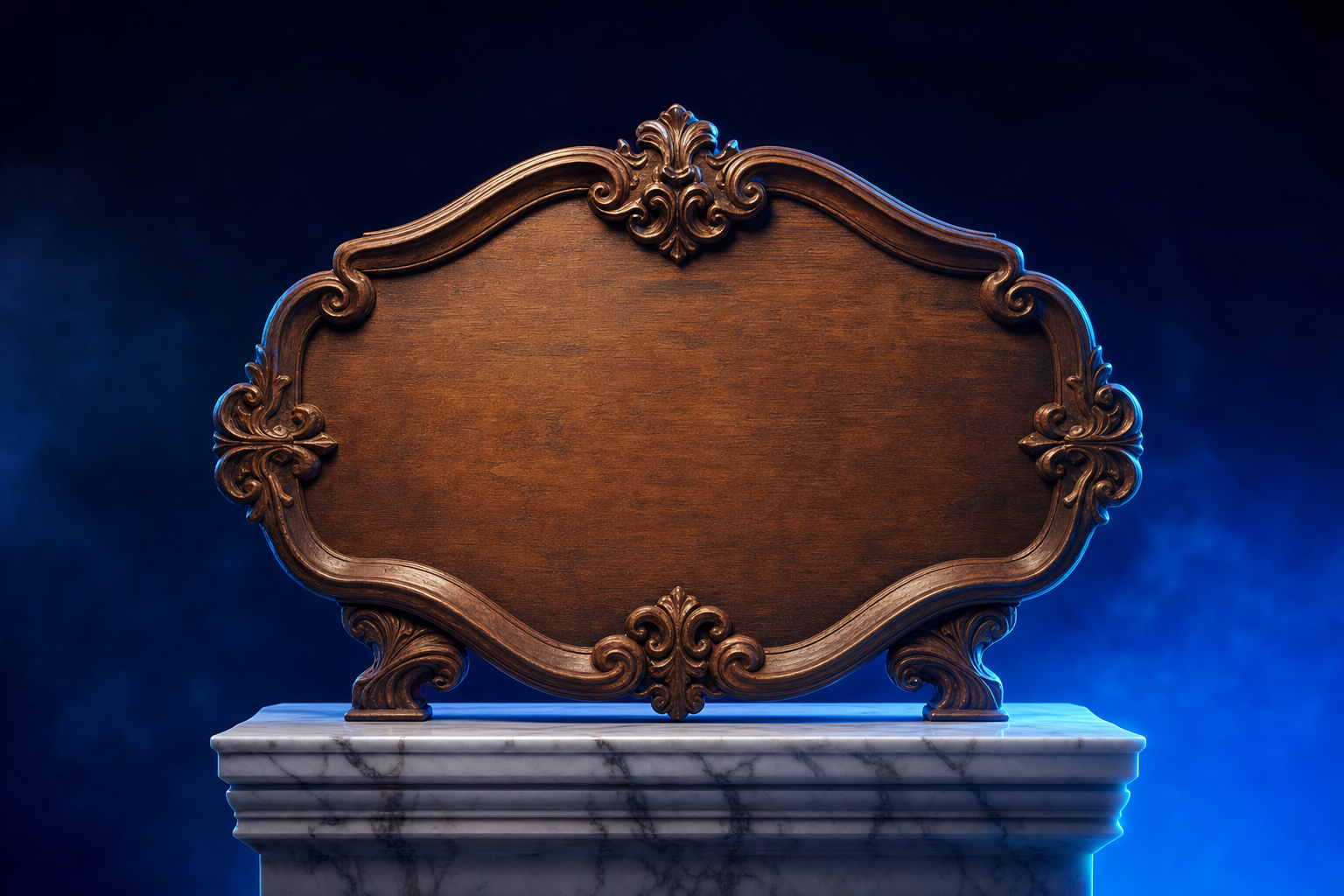A carved wooden signboard representing category definition beating press hits.