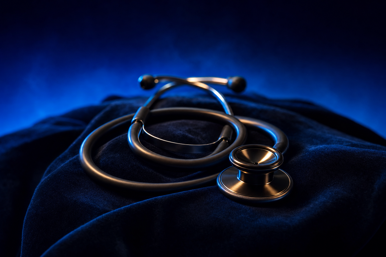 A coiled stethoscope representing clinical validation which is not adoption.
