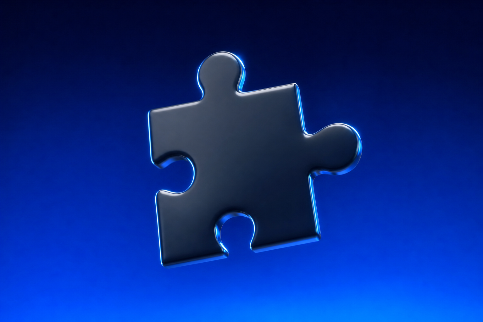 A single puzzle piece with no board to fit into, symbolizing market-product fit before product-market fit