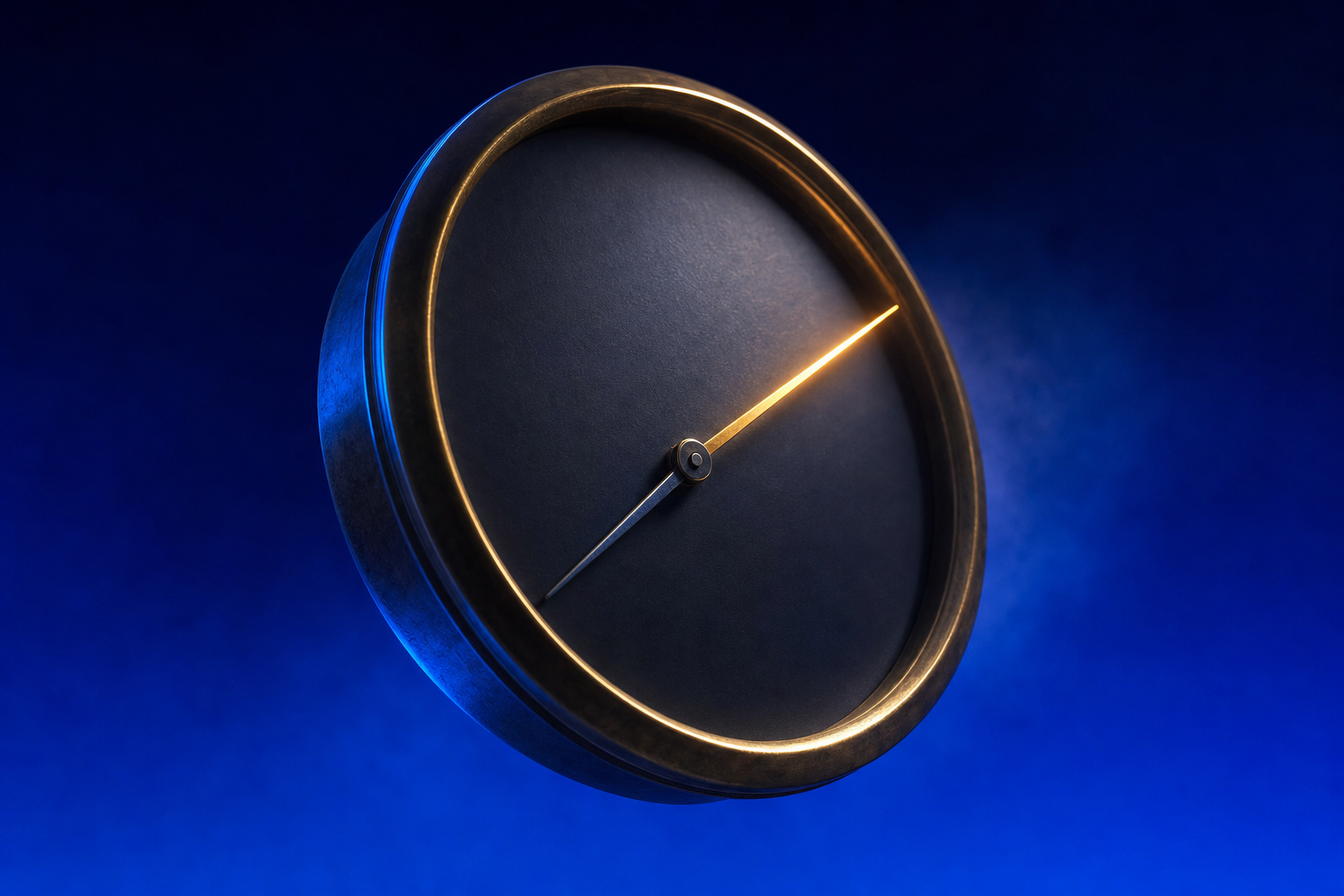 A brass gauge with two needles diverging, symbolizing clinical validation splitting apart from real market demand