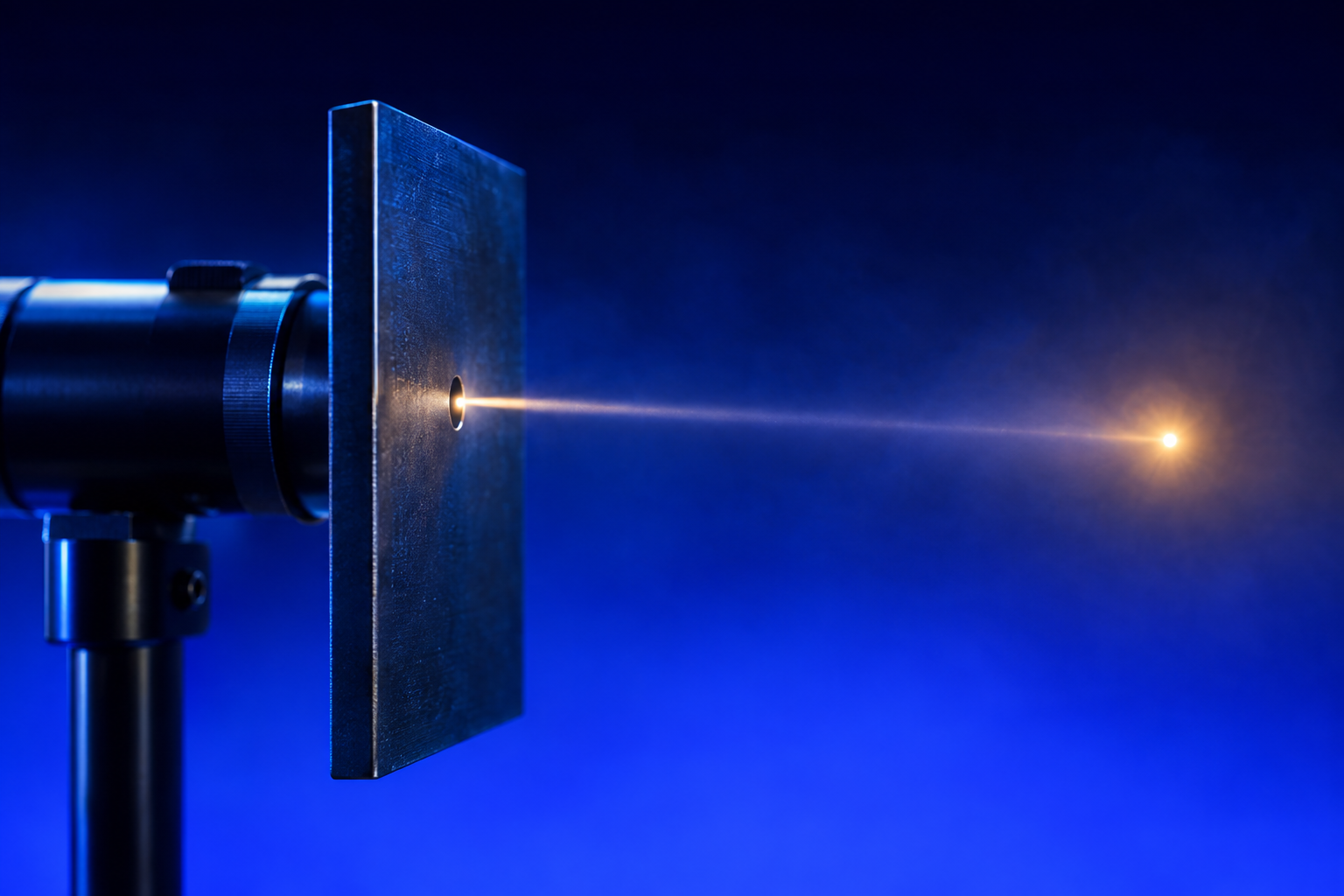 Narrow precise beam of light through a small aperture, symbolizing agencies that specialize only in medical devices