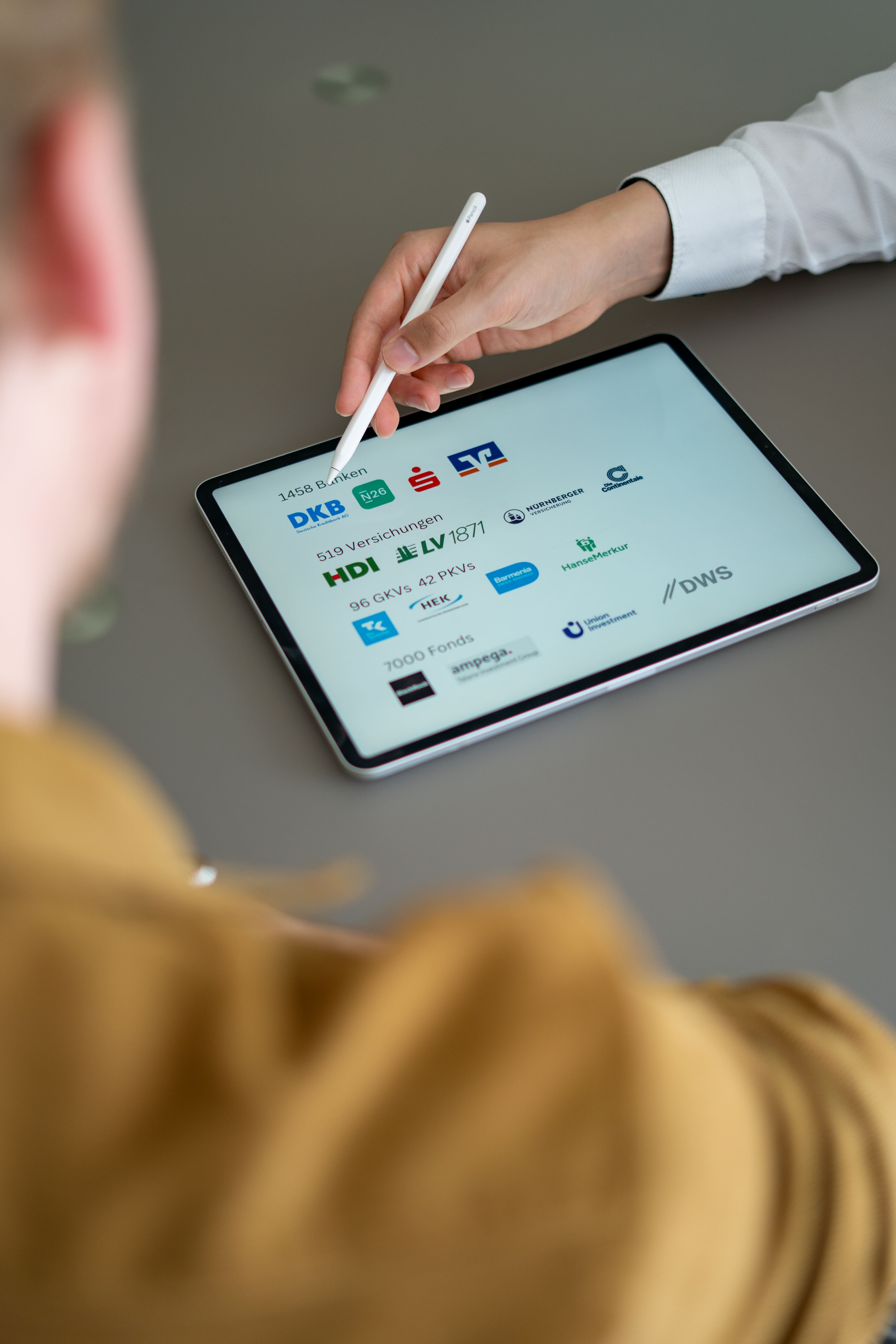 image of satisfied business client with accountant