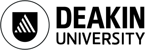 Black and white shield emblem with four diagonal white stripes.