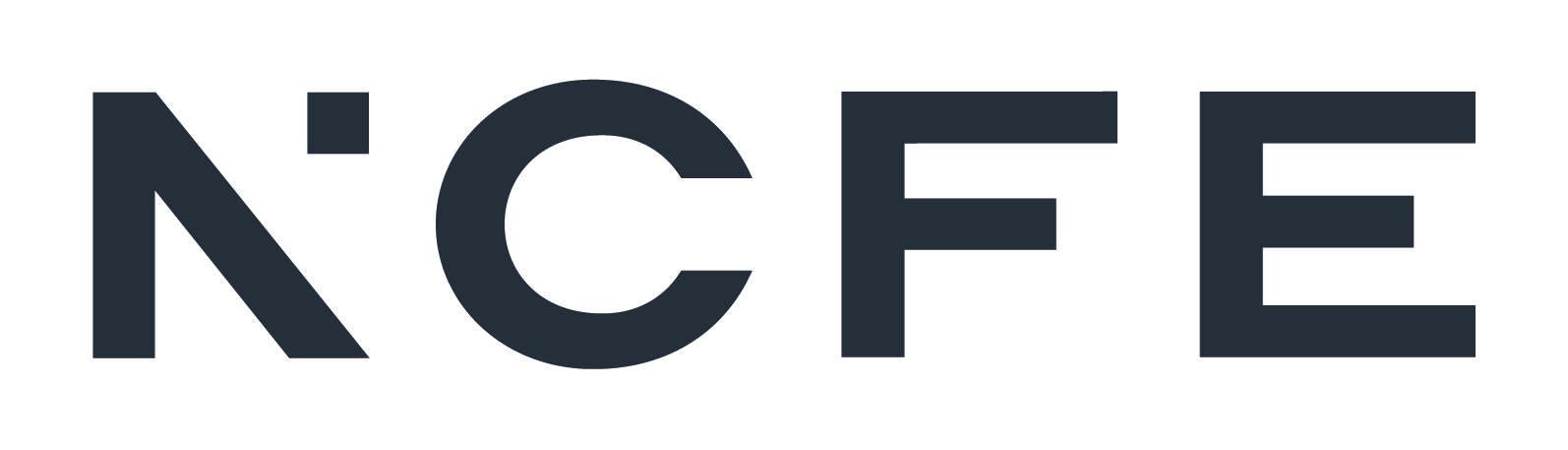 NCFE company logo text in bold dark font.