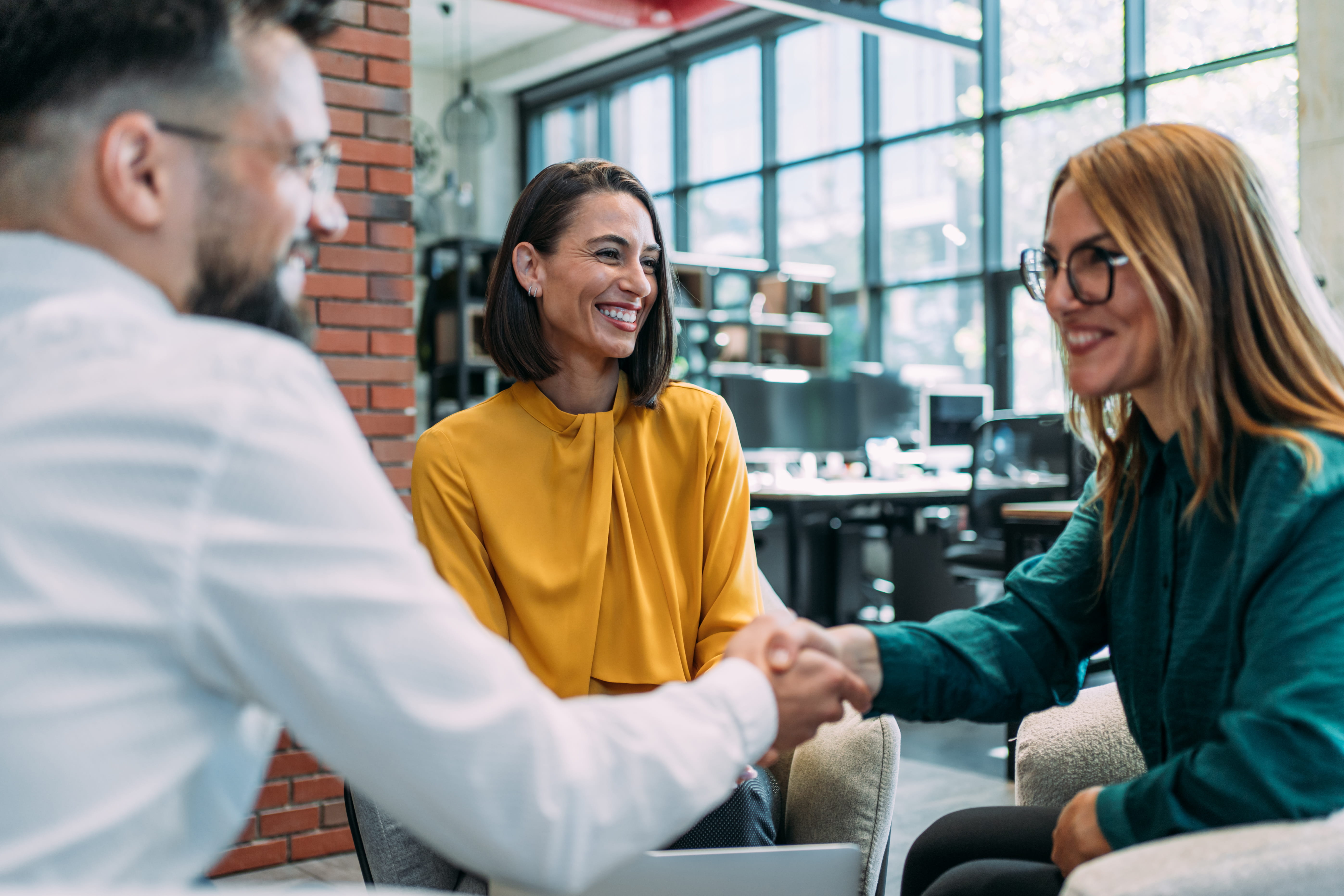 Business handshake