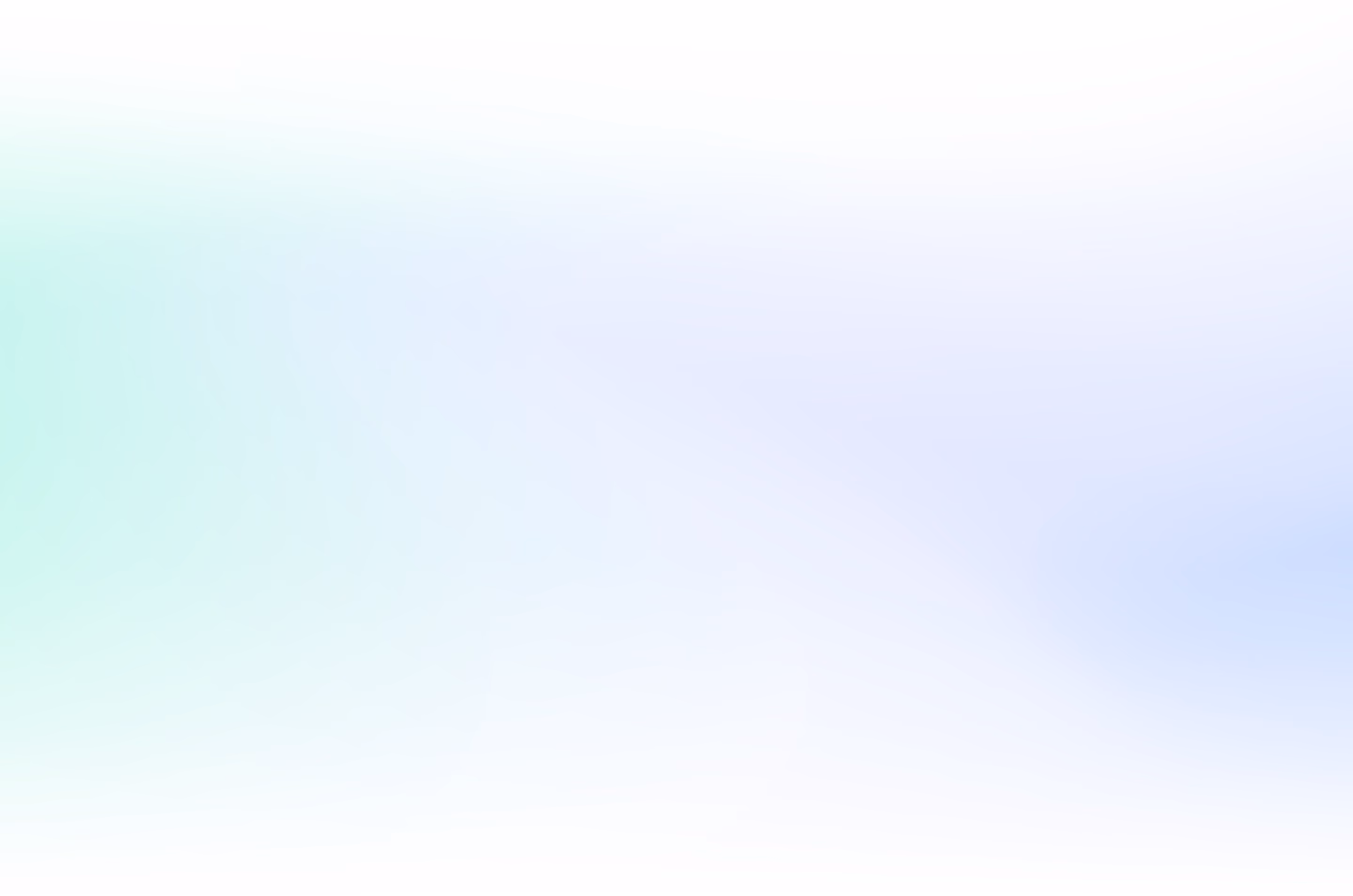 Abstract light gradient background with soft green, blue, and purple hues blending smoothly.