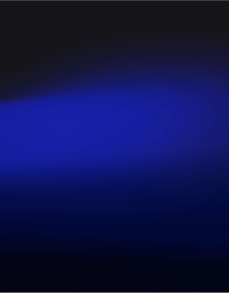 Abstract dark background with gradient glowing blue light in the center.