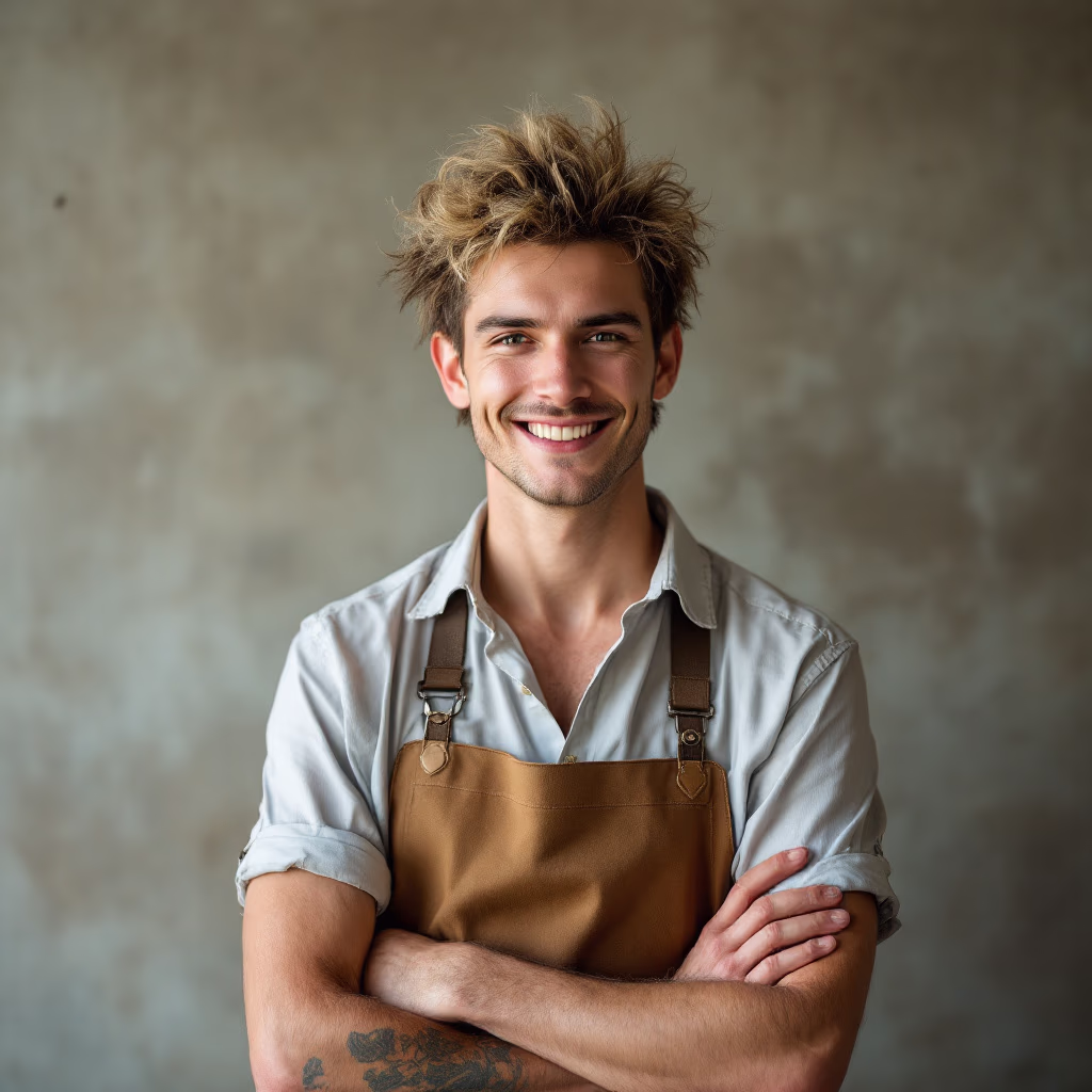 [headshot] image of customer (for a grocery store)