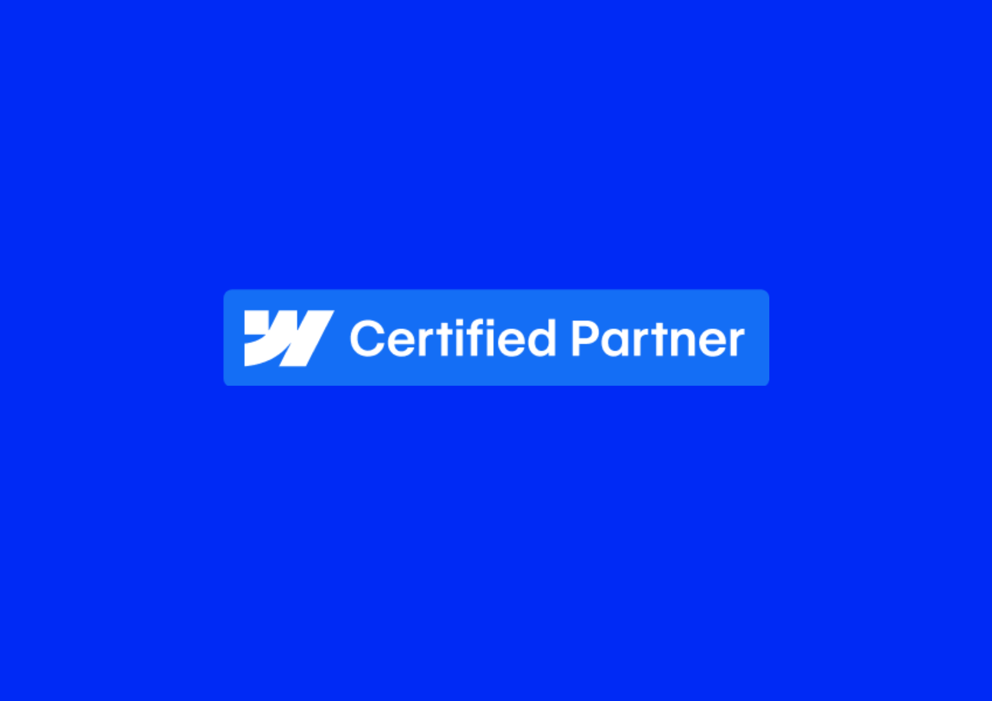 Our Webflow expertise earns official partner recognition