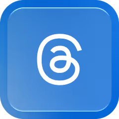 White stylized letter 'a' icon on a blue rounded square background.