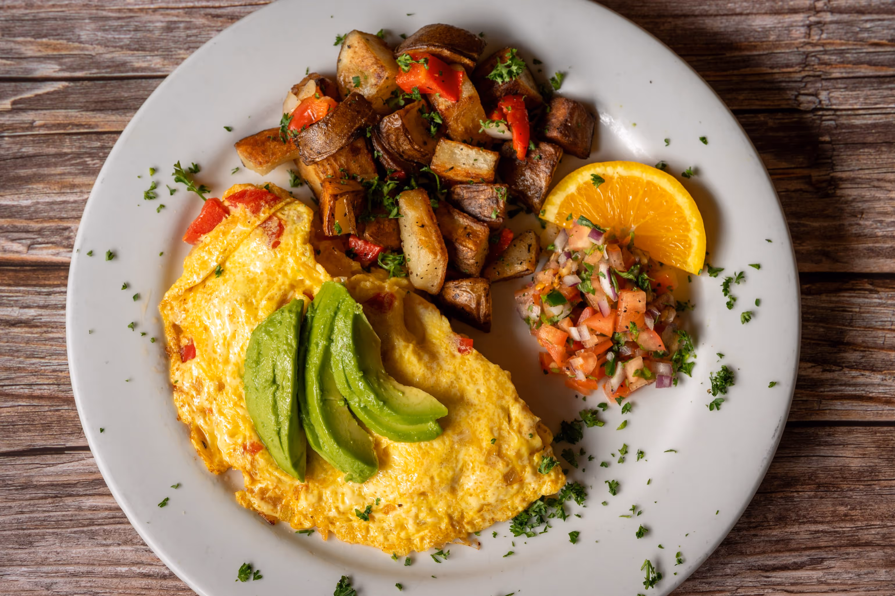 Chicken Apple Sausage Omelet