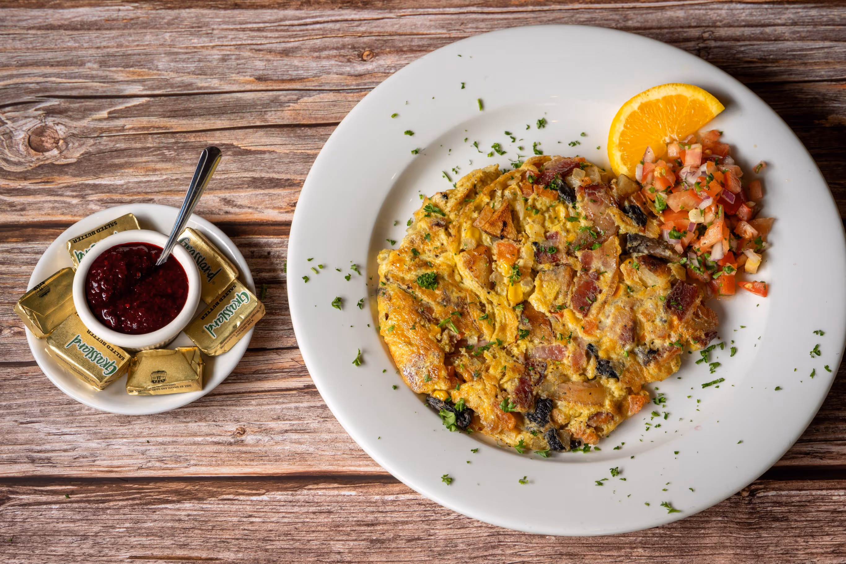 Smoked Bacon Fontina Fritata