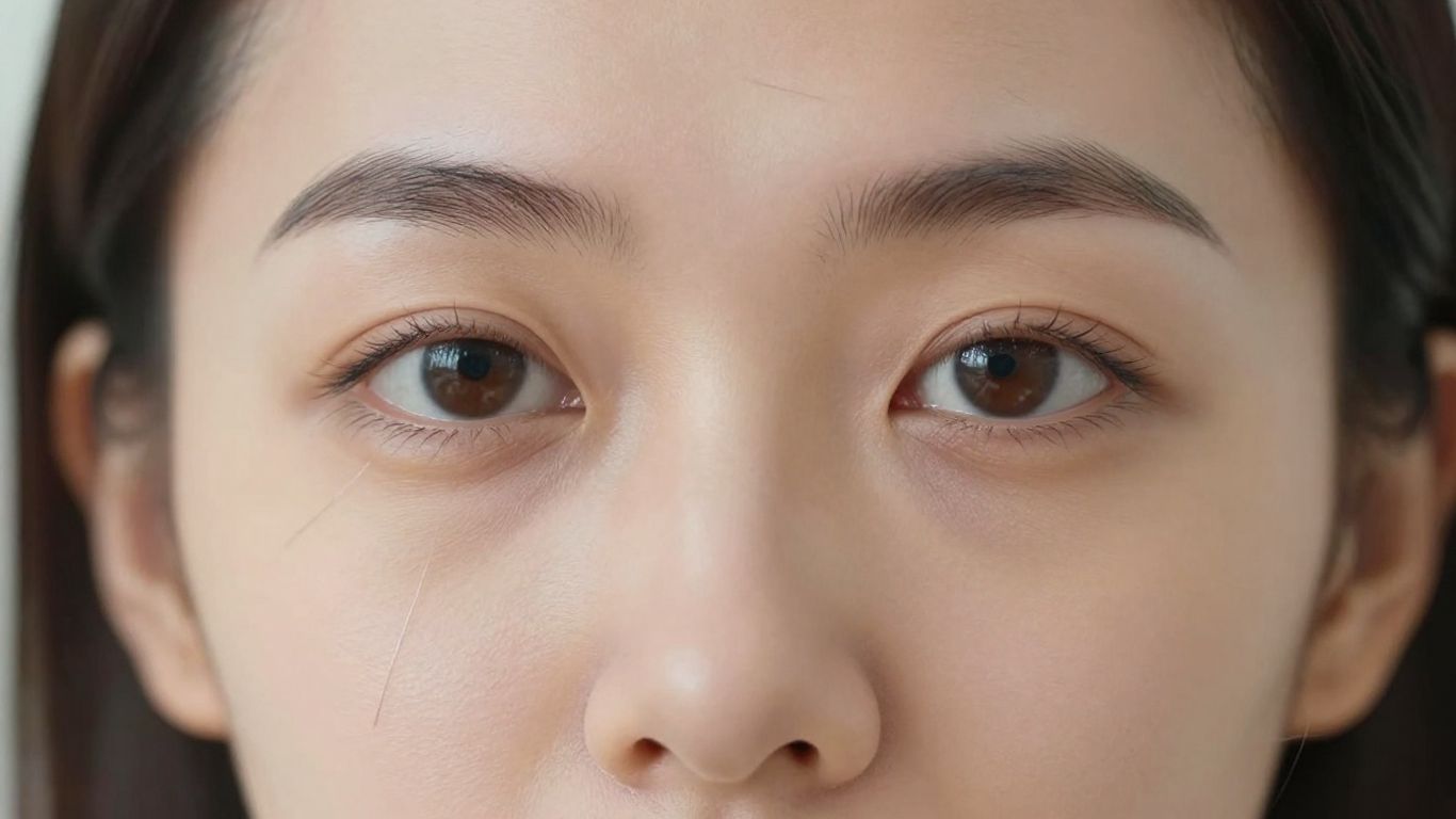 Woman's face with subtle thread lift results