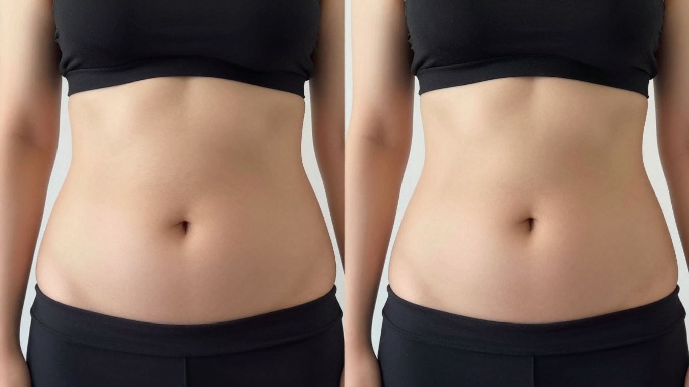 Before and after tummy tuck results