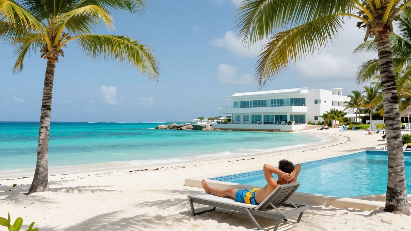 Cancun beach and clinic for plastic surgery